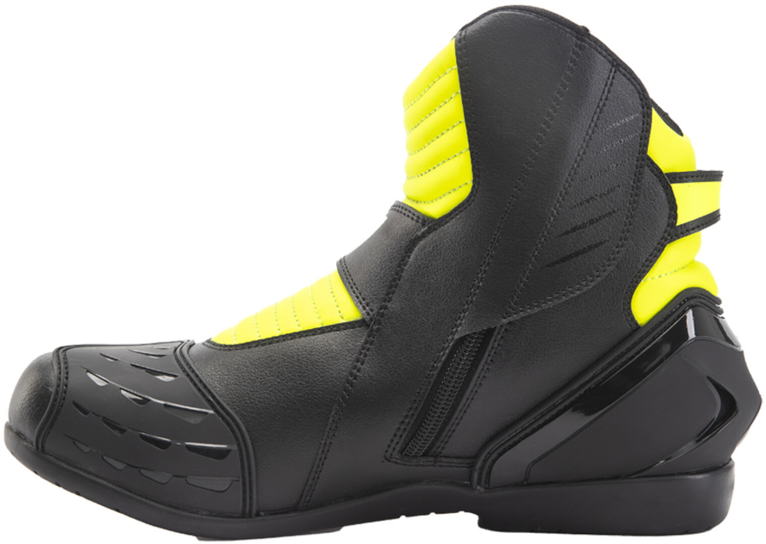 MUGENRACE Hurry perforerade Motocycle stövlar svart/neongult 41 Figur 4