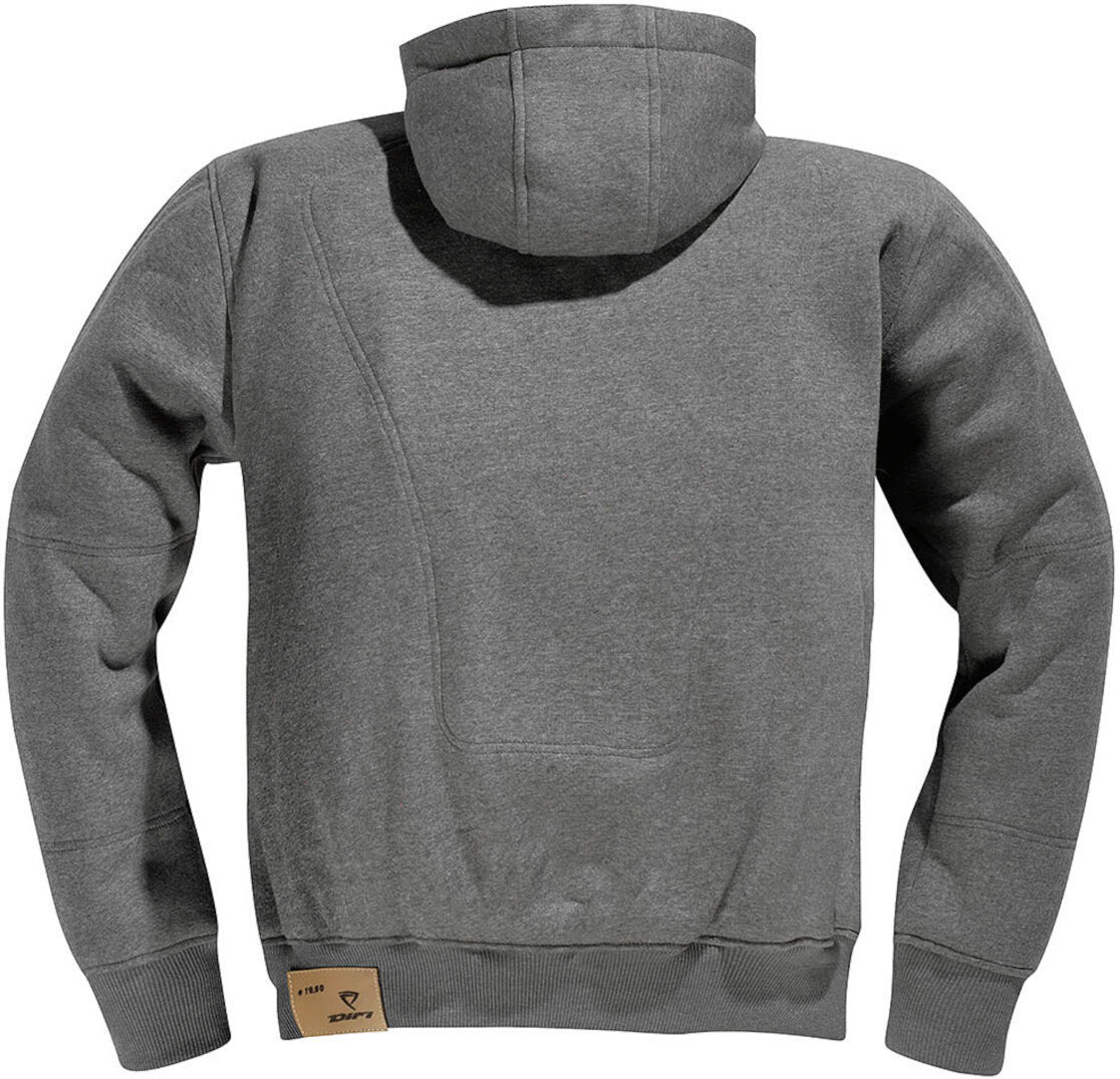 DIFI Downtown Motorrad Zip Hoodie grau M Abbildung 2