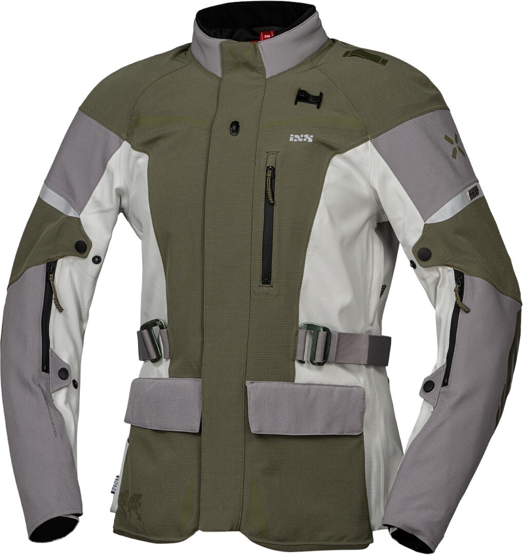 IXS Venture-STX 1.0 Jachetă textilă impermeabilă pentru motociclete verde/gri 3XL Figura 1