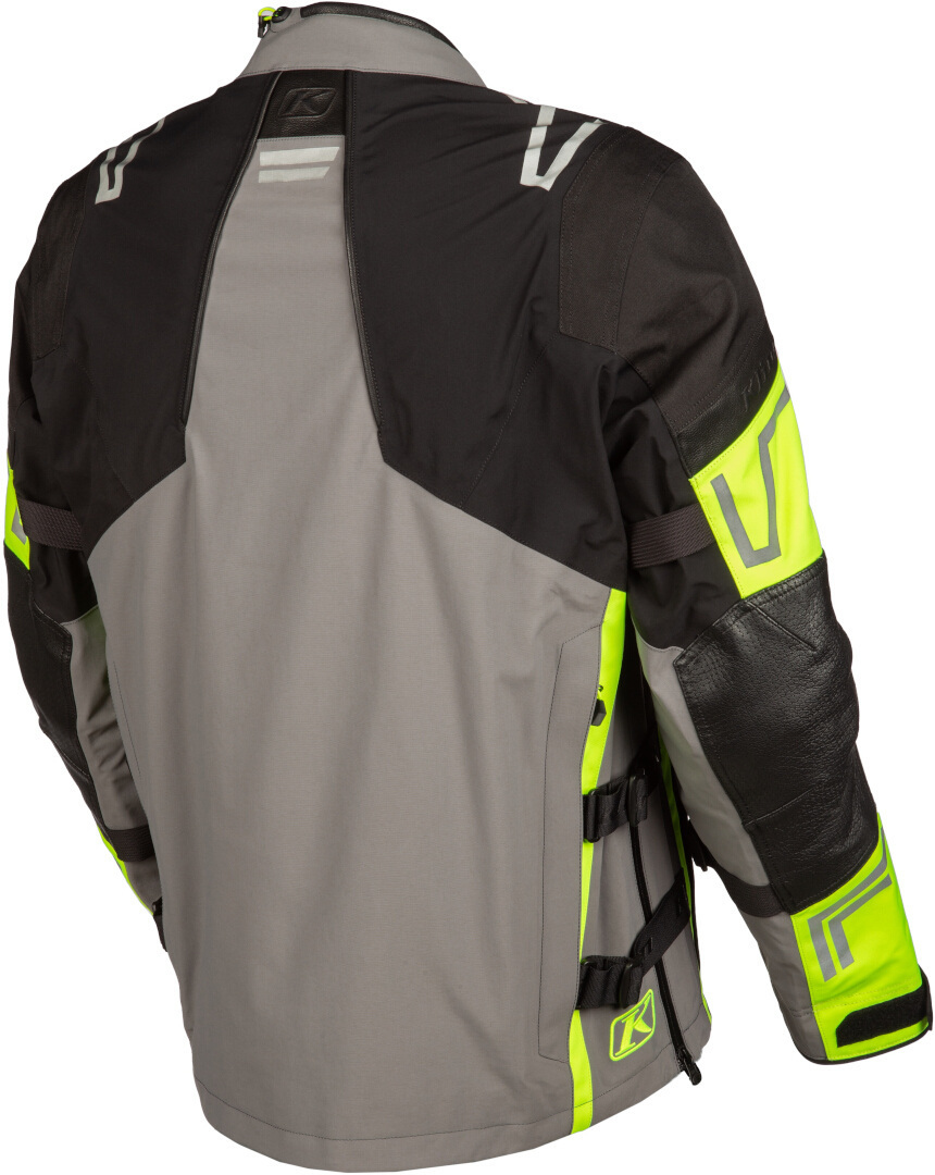 Klim Latitude 2023 Motorcykel Textil Jacka grå/gul S Figur 6