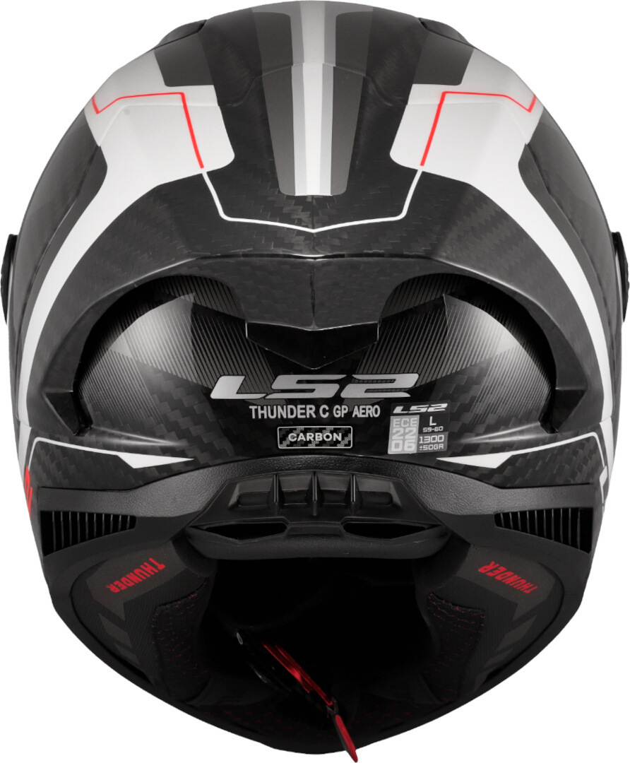 LS2 FF805 Thunder GP Raute Carbon Cască alb/gri M (57/58) Figura 4