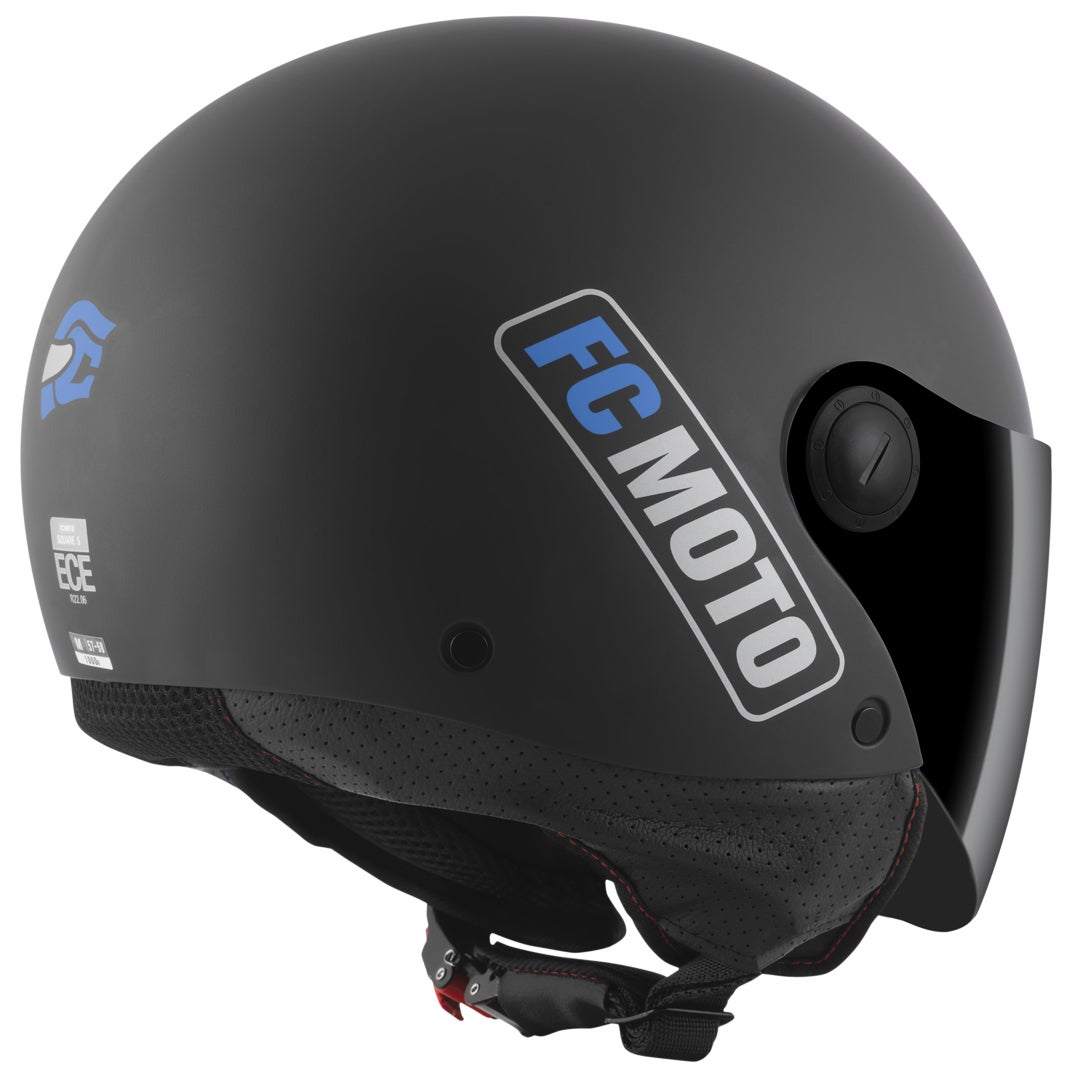 FC-Moto Square-RS Jet hjelm sort mat/blå L Figur 4
