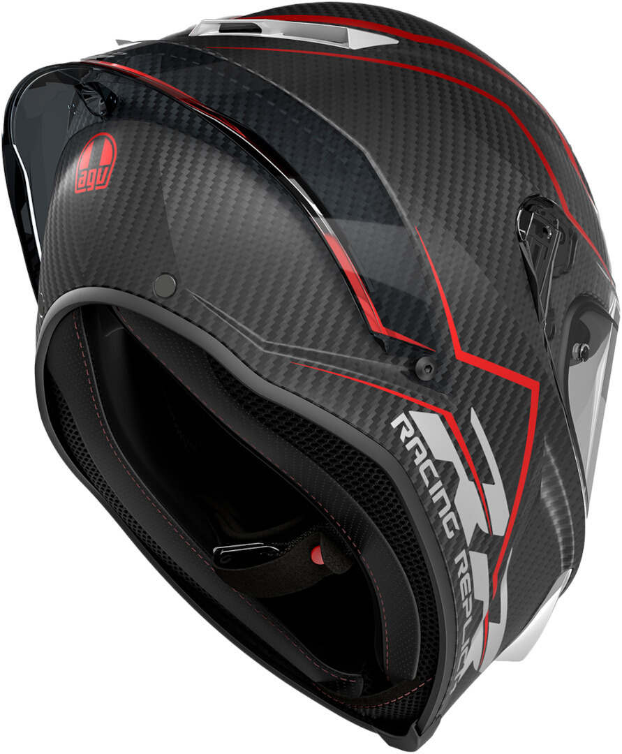AGV Pista GP RR Performante Carbon Cască Negru/Roșu L (59/60) Figura 3