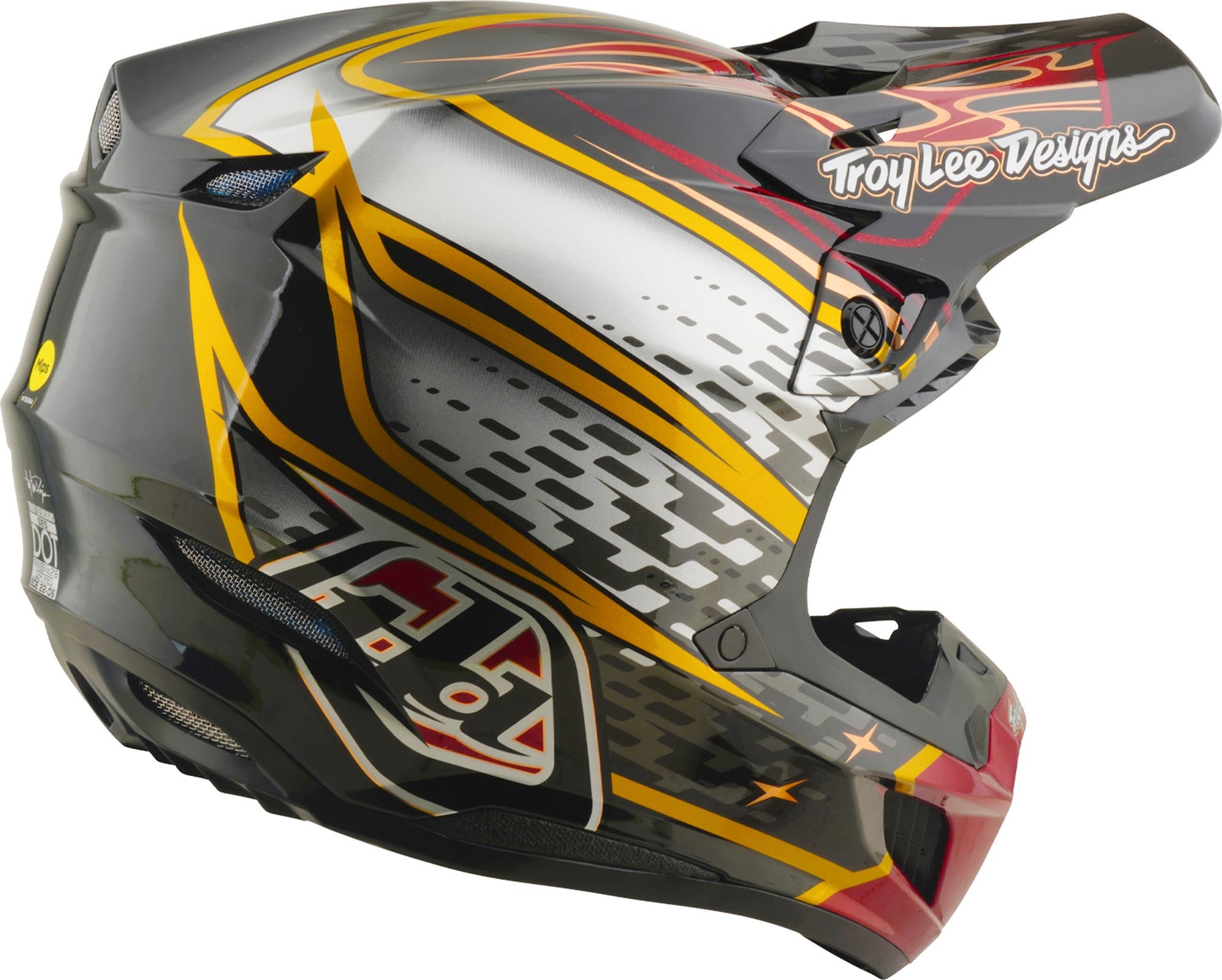 Troy Lee Designs SE5 Composite MIPS Wings Casque de motocross XS (53/54) Figure 4