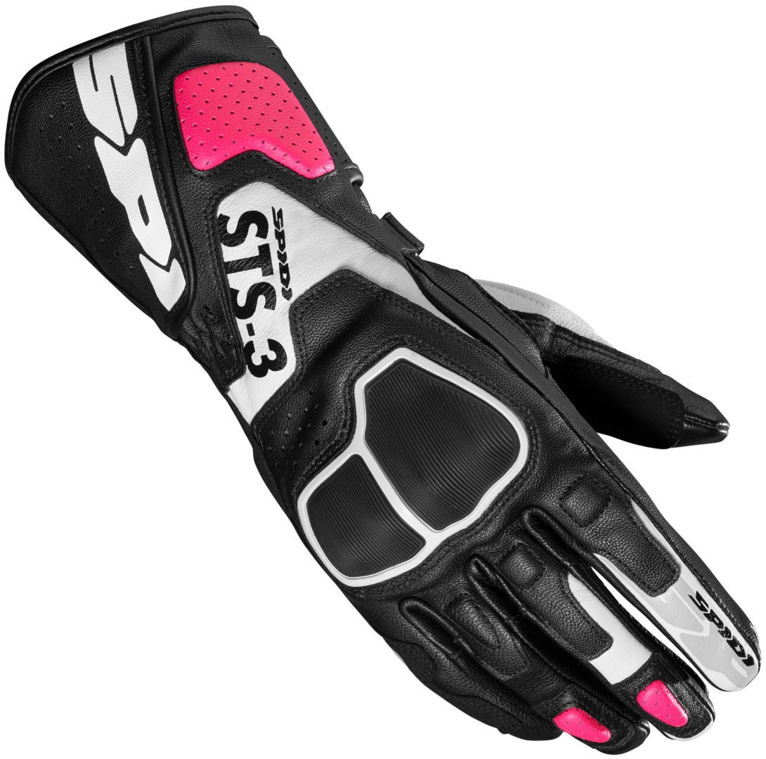 Spidi STS-3 Damen Motorrad Handschuhe schwarz/pink S Abbildung 1
