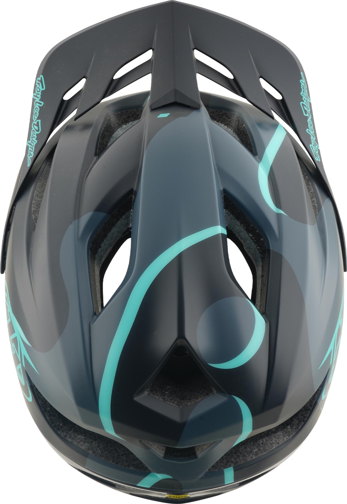 Troy Lee Designs Mips Flowline SE Badge Cască de bicicletă albastru închis/turcoaz M-L (57/59) Figura 8