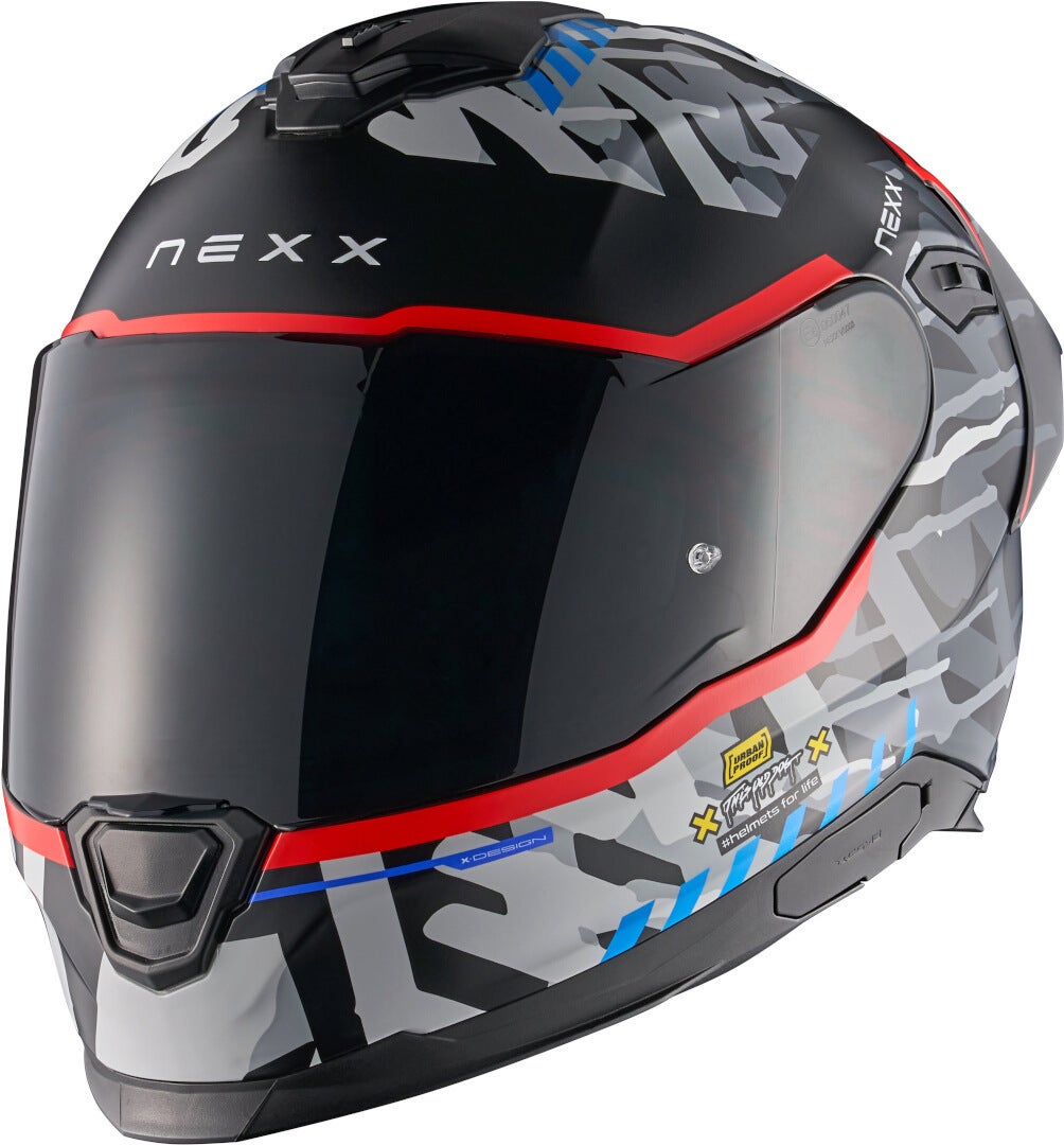 Nexx Y.100R Urbangram Casco negro mate/rojo XXL (63/64) Figura 4