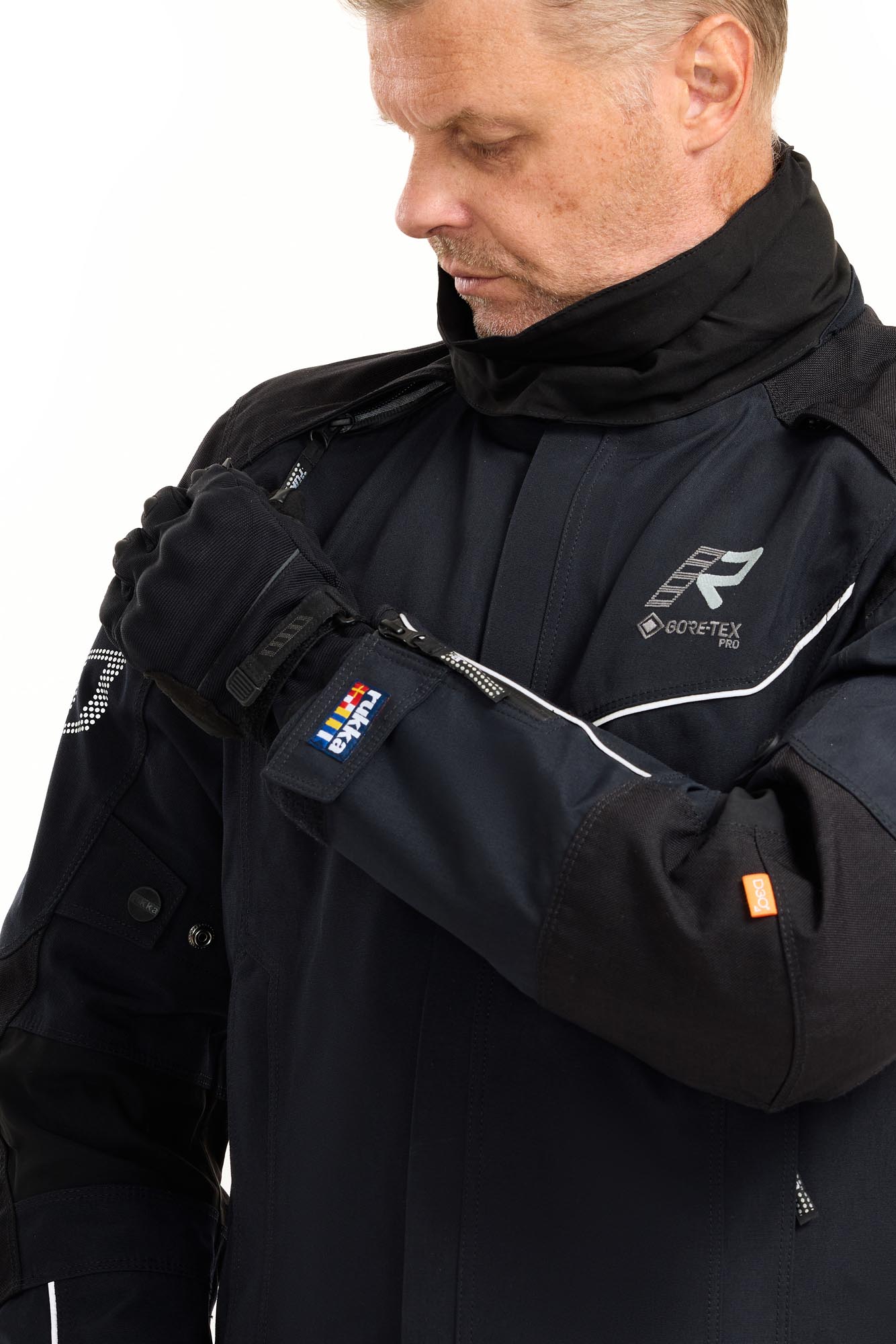 Rukka Armagate Motocyklová textilní bunda Černá/stříbrná 66 Obrázek 6