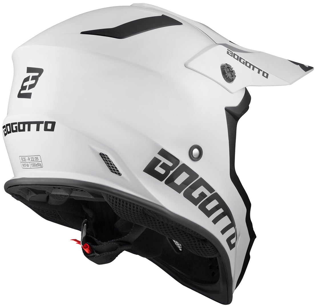 Bogotto V332 Motorcross helm Wit XS Figuur 2