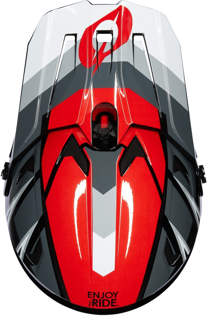 Oneal Sonus Split V.23 Downhill Helm grau/rot S (55/56) Abbildung 2