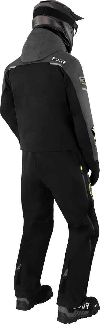 FXR Maverick Lite One Piece Snowmobile Suit black/grey/yellow S Figure 2