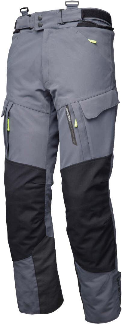 Modeka Paneo LT waterproof Motorcycle Textile Pants grey/black L Figure 1
