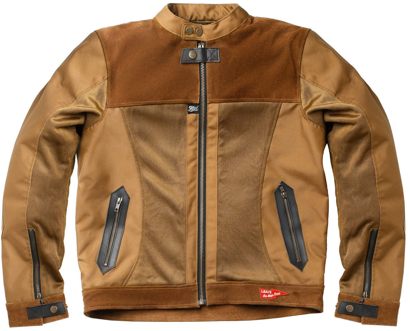 Fuel Arizona Motorcycle Textile Jacket light brown XL Figure 1