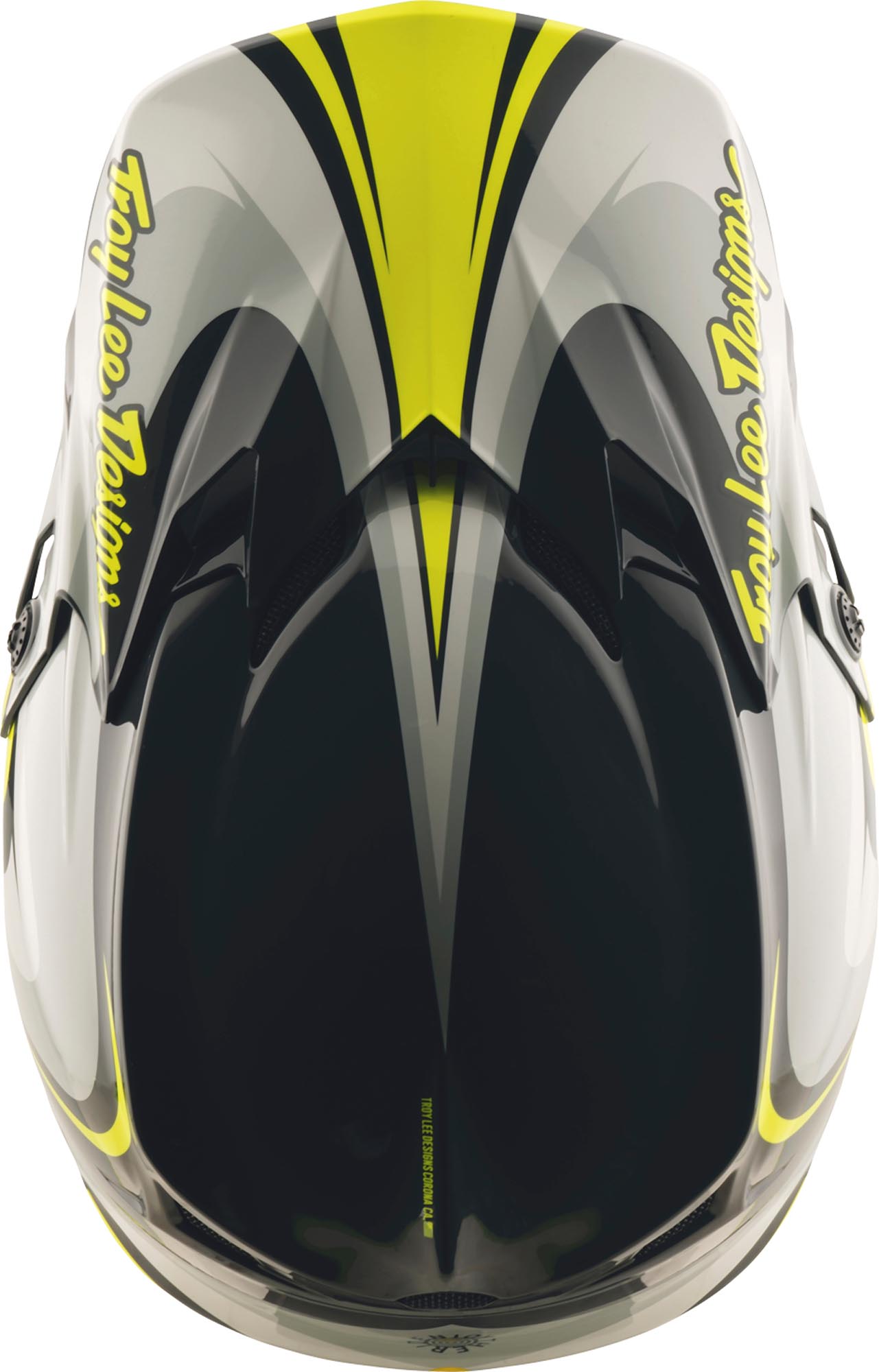 Troy Lee Designs GP Pro Crossover MIPS Motocrosshjälm svart/grå/fluo-gul Förlust (58/59) Figur 8