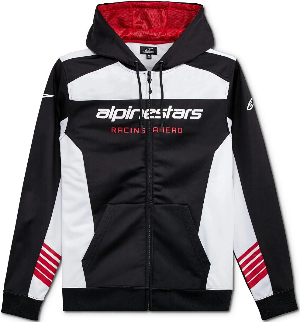 Alpinestars Session LXE Sweat à capuche Zip Noir/Blanc L Figure 1
