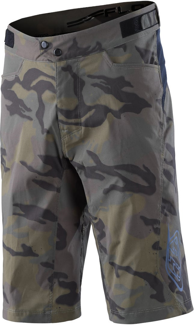 Troy Lee Designs Flowline Spray Camo Shorts de bicicleta Artigo principal Figura 1