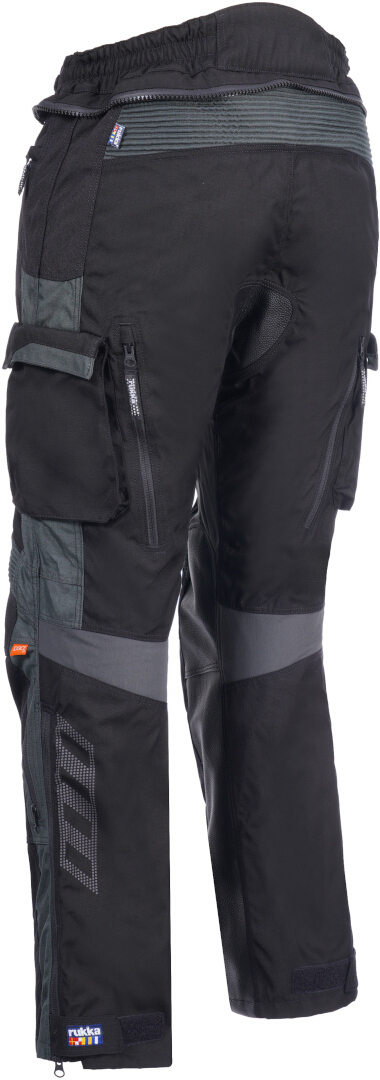 Rukka Madagasca-R Pantaloni textile pentru motociclete Negru/gri Long 58 Figura 3