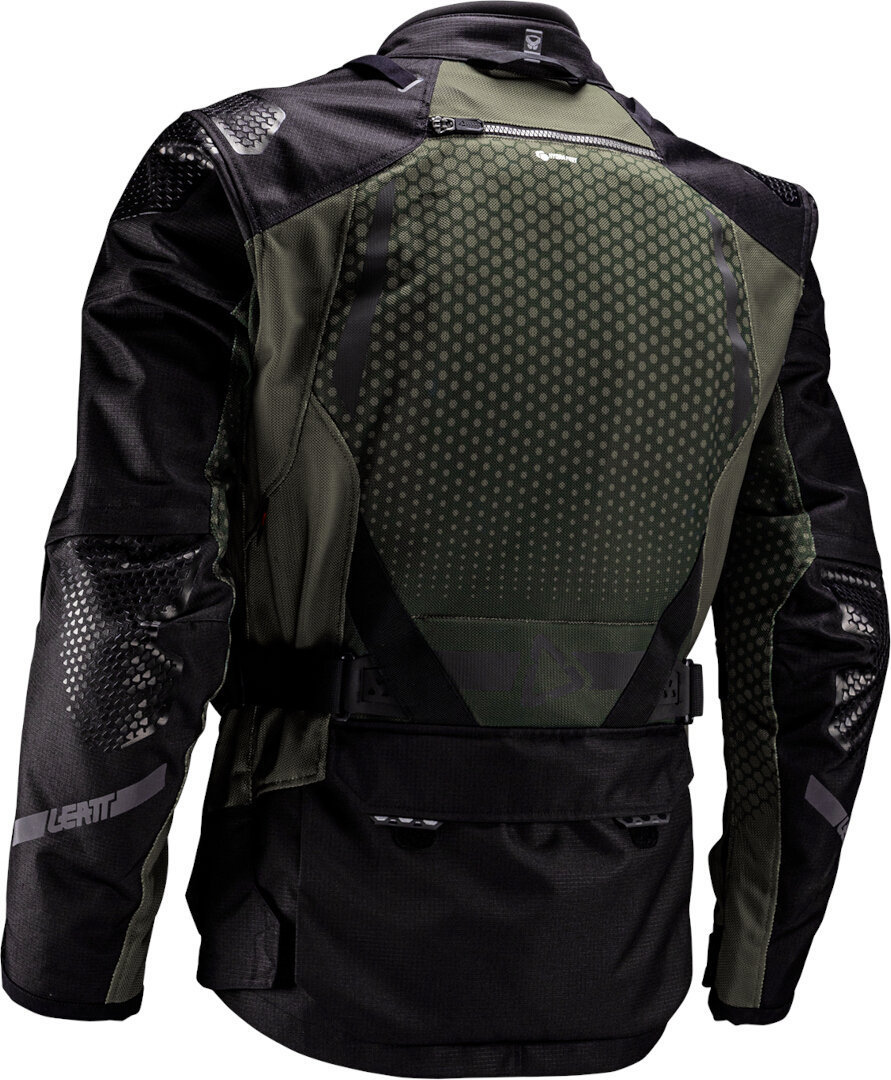 Side view of Leatt ADV Flowtour 5.5 waterproof Motorcycle Textile Jacket