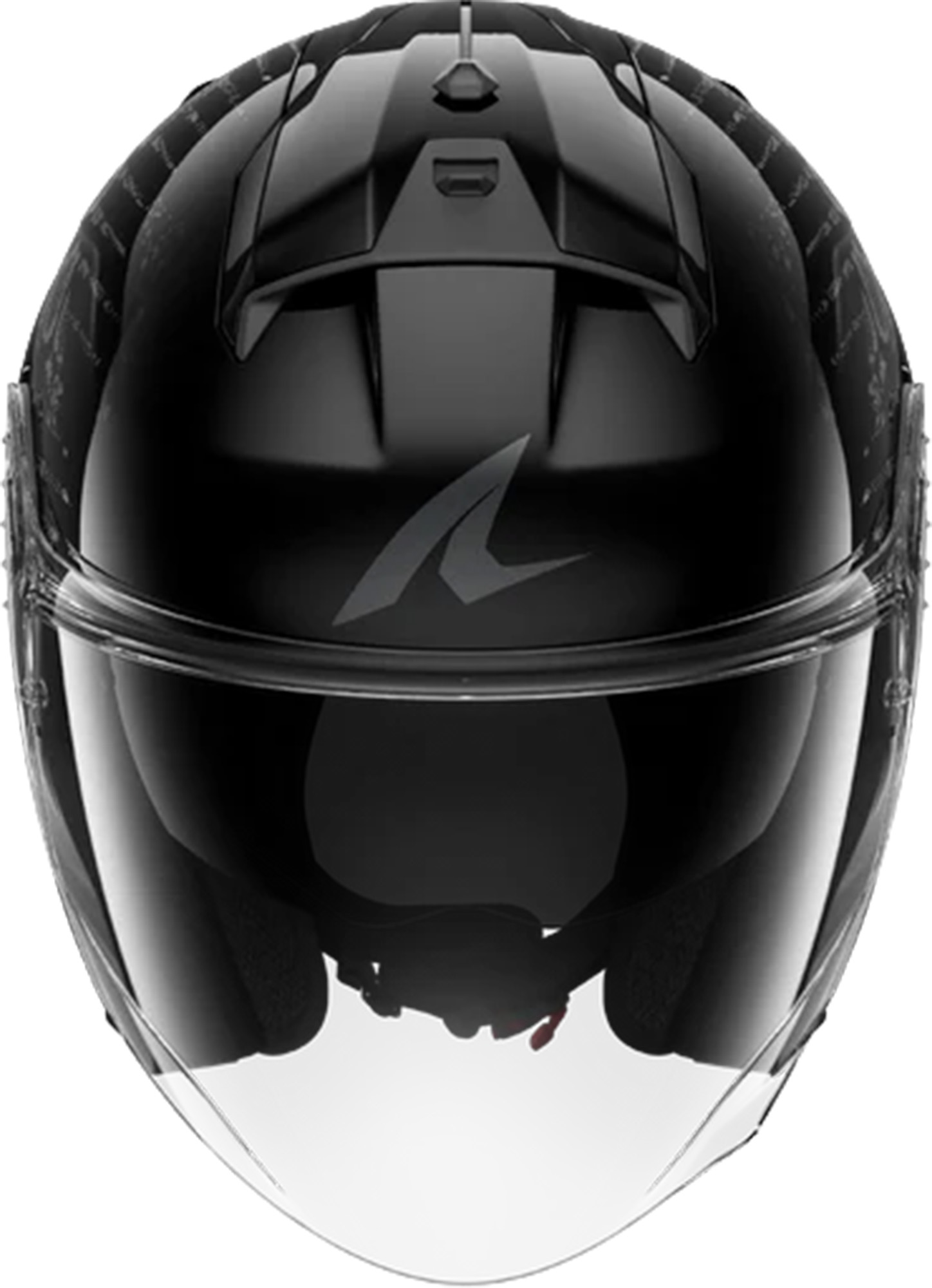 Shark Skwal Jet Reptaia Helm schwarz/anthrazit S (55/56) Abbildung 3