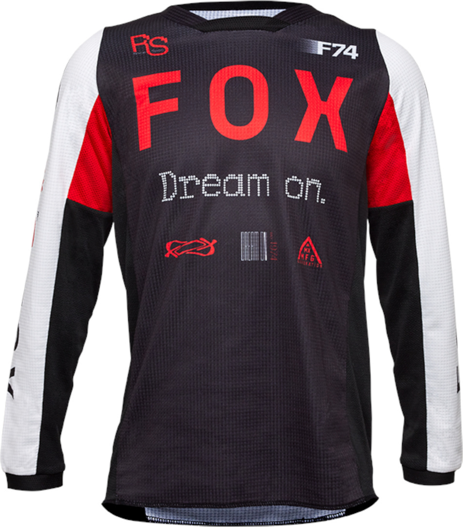 FOX 180 Race Spec Youth Motocross Jersey red YM Figure 1