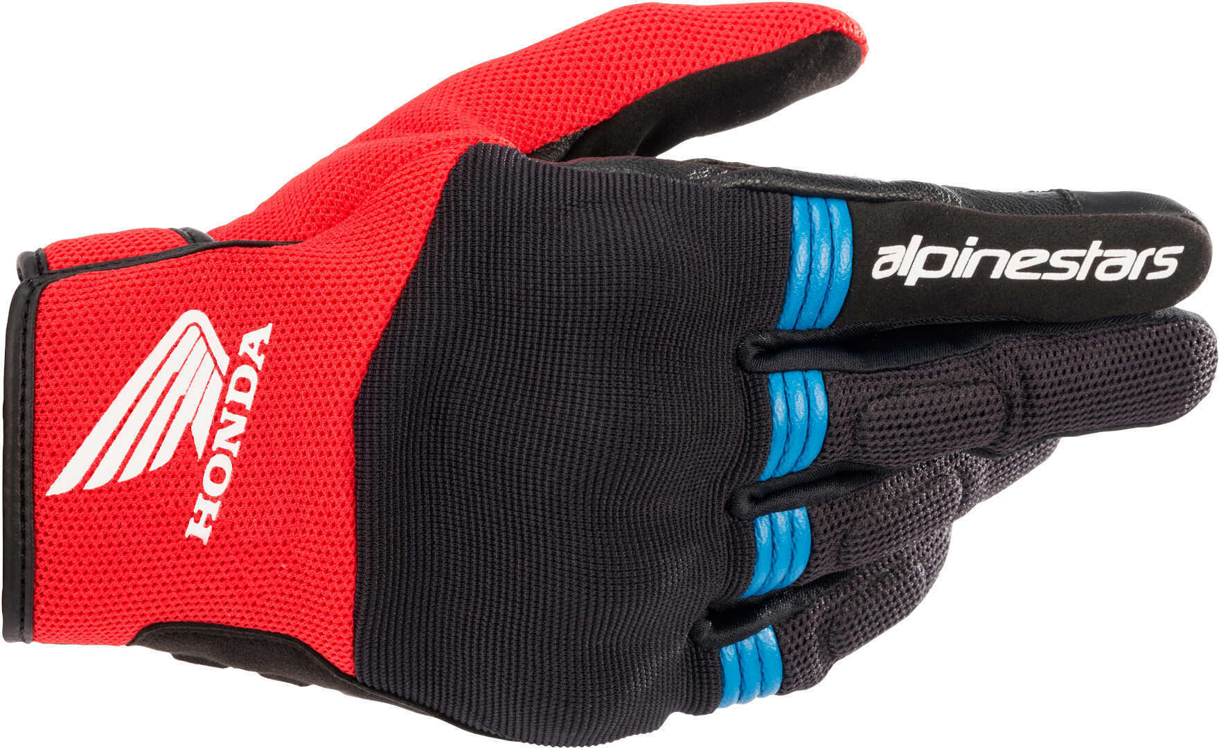 Alpinestars Honda Copper Motorcykelhandsker sort/rød/blå L Figur 1