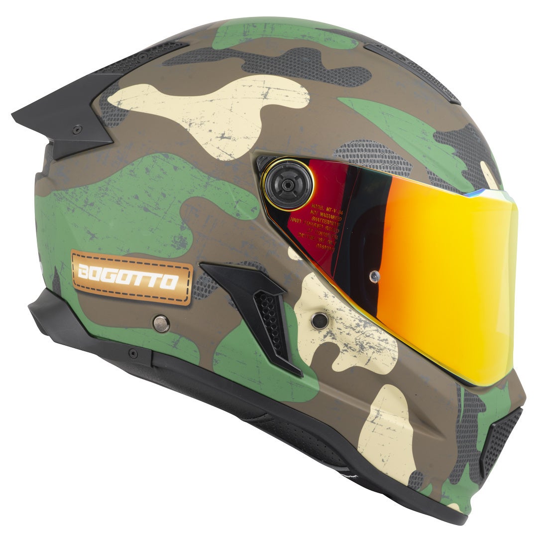 Bogotto Rapto Camo Kaciga Zeleni mat 2XL (63/64) Slika 6