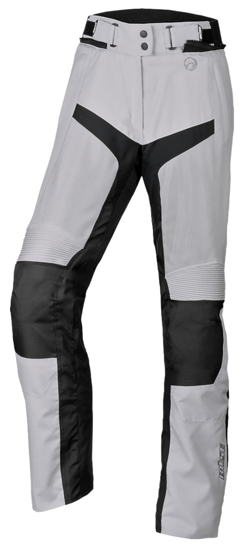 Büse Santerno Ladies Motorcycle Textile Pants light grey Short 25 Figure 1