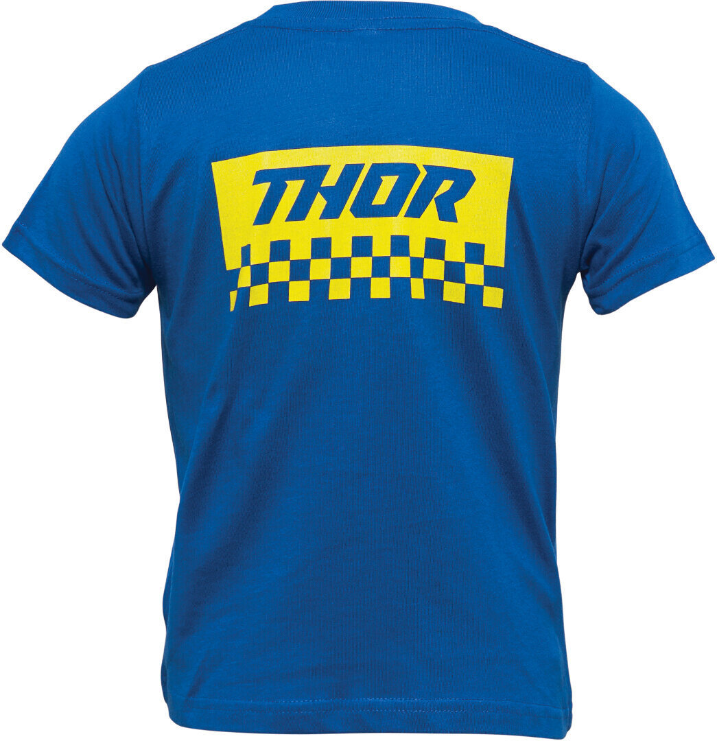 Thor Checkers T-shirt per bambini blu 3 anni Figura 2