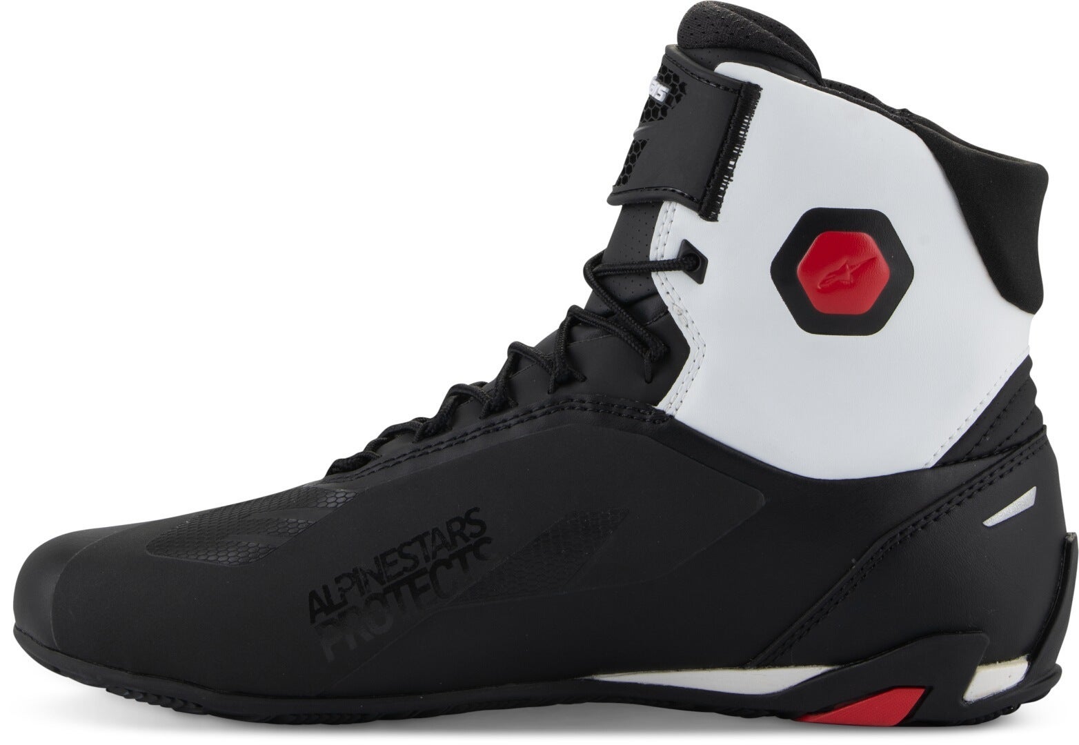 Alpinestars Faster-4 오토바이 신발 검정/흰색/빨강 7,5 그림 6