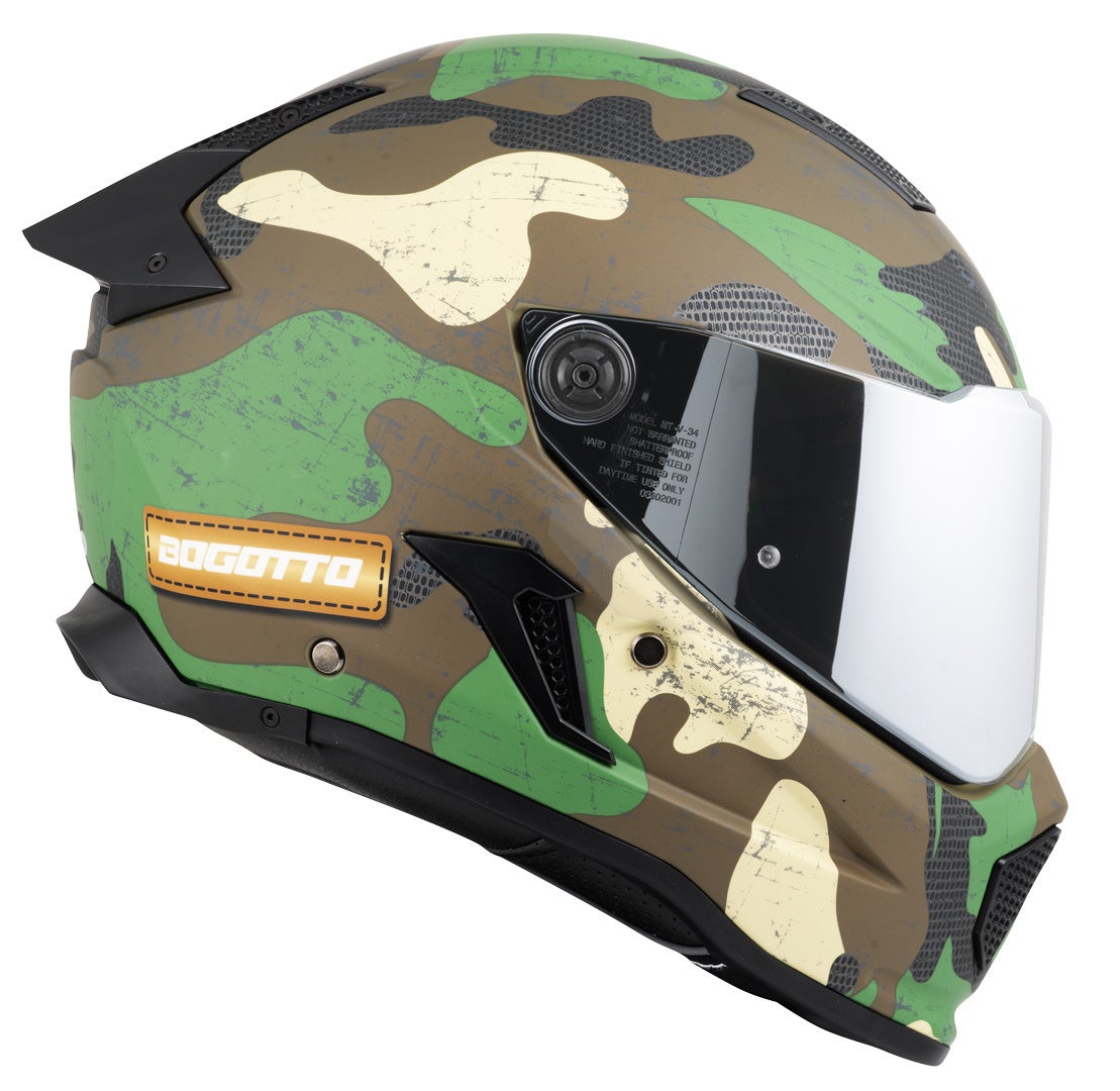 Bogotto Rapto Camo Helmet green matt 2XL Figure 19