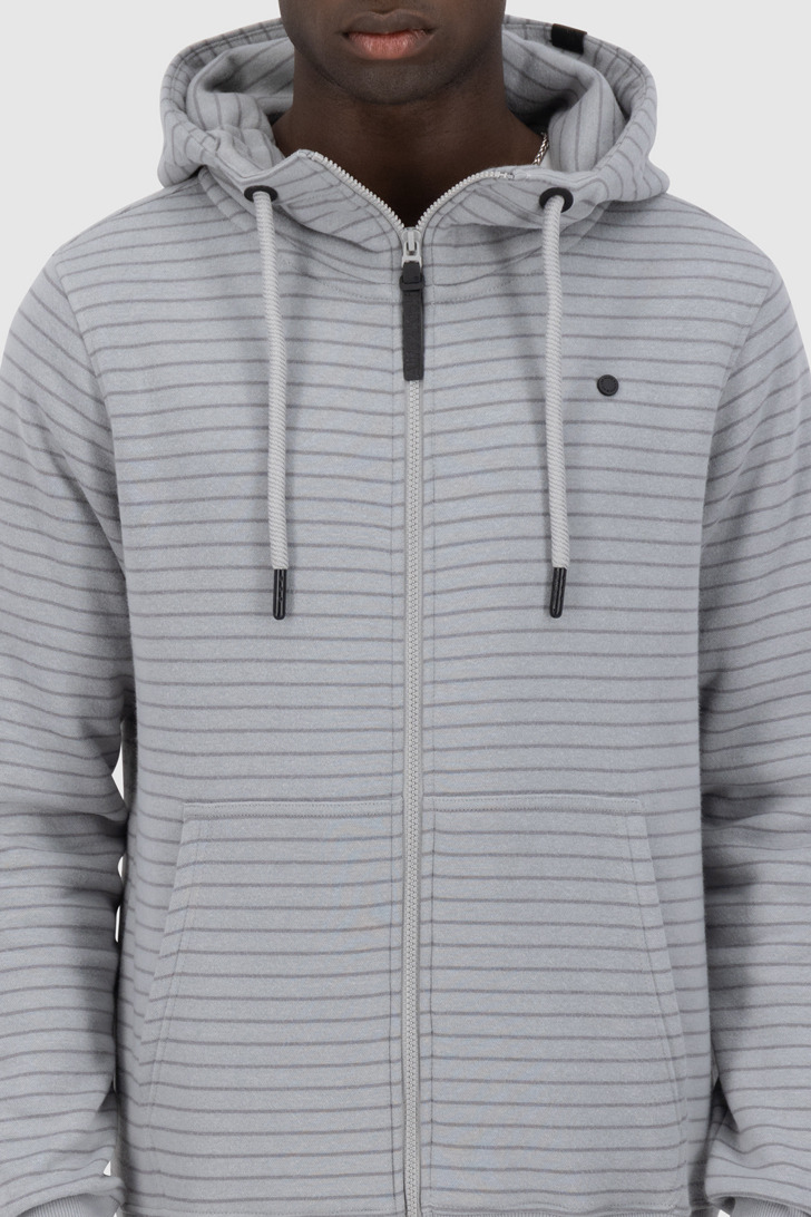 Alife And Kickin TrasherAK Z Zip Hoodie Hanorac cu fermoar Gri S Figura 5