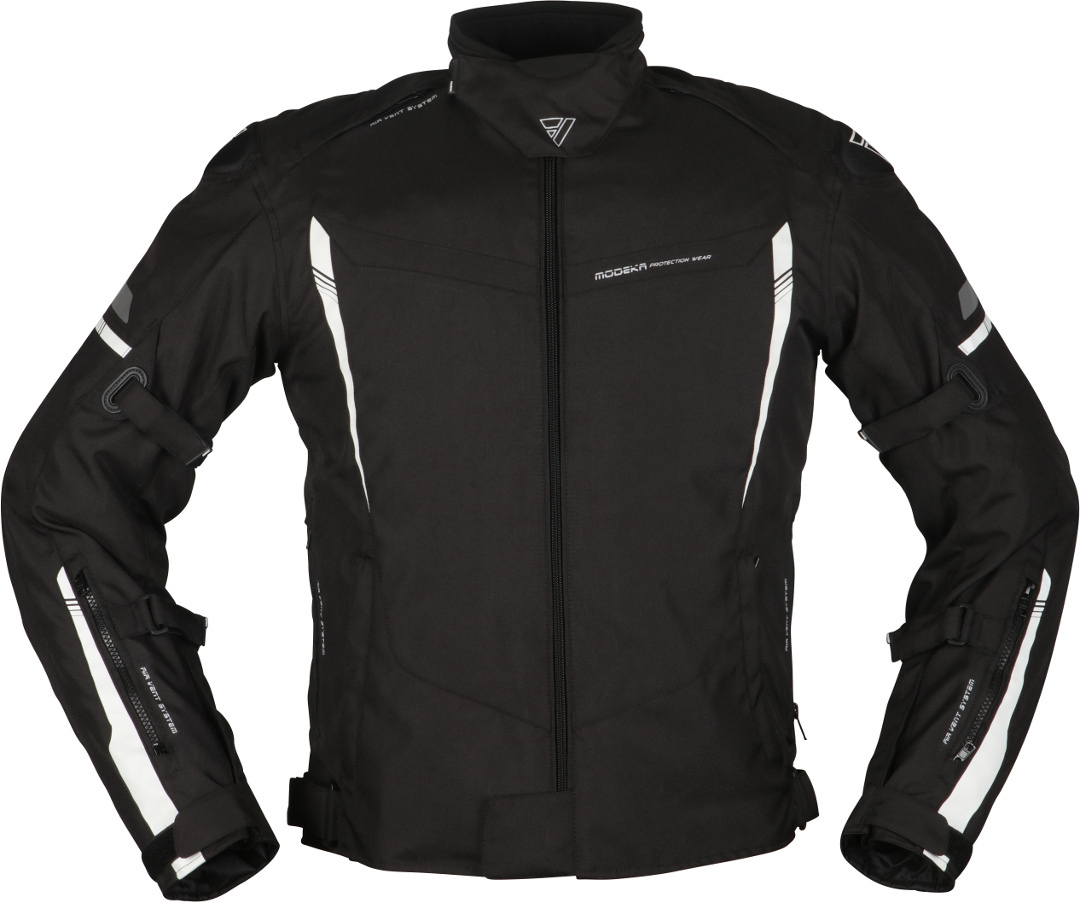 Modeka Aenergy Veste textile de moto Noir/Blanc M Figure 1