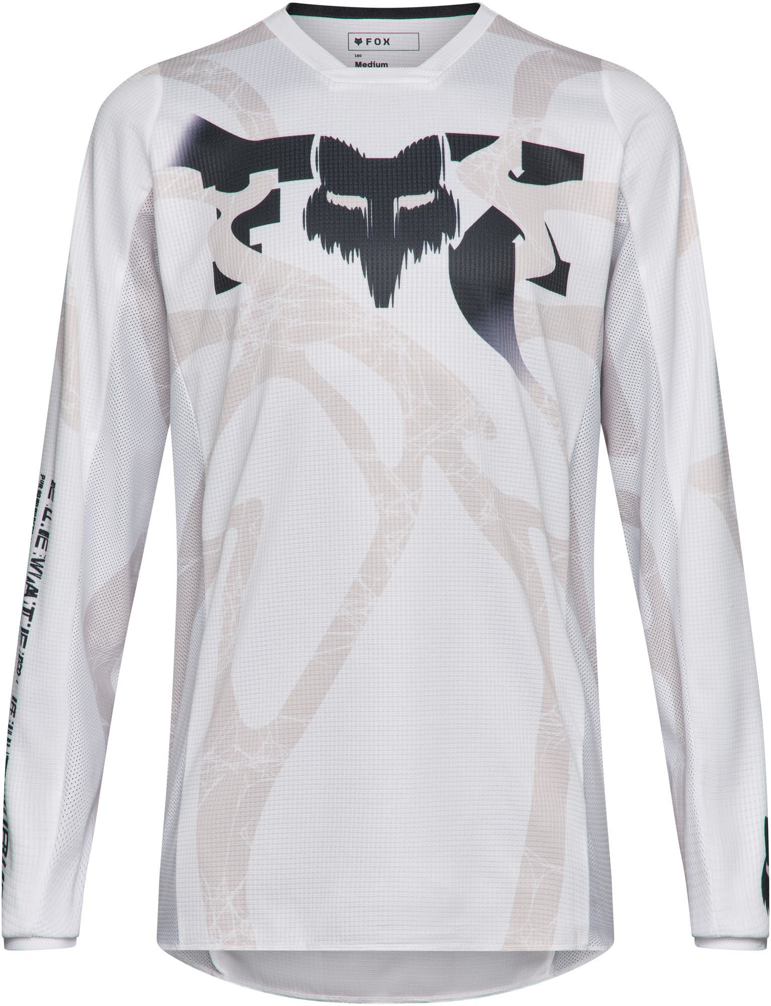 FOX 180 Diffuse Special Edition Motocross-trui wit/zwart L Figuur 1
