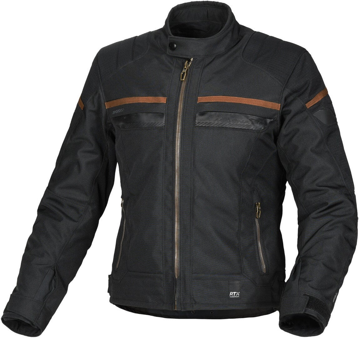 Macna Oryon waterproof Ladies Motorcycle Textile Jacket black XXL Figure 1