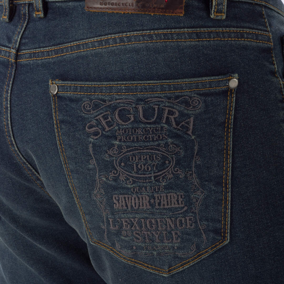 Segura Cosmic Motorcykel Jeans blå L Figur 7