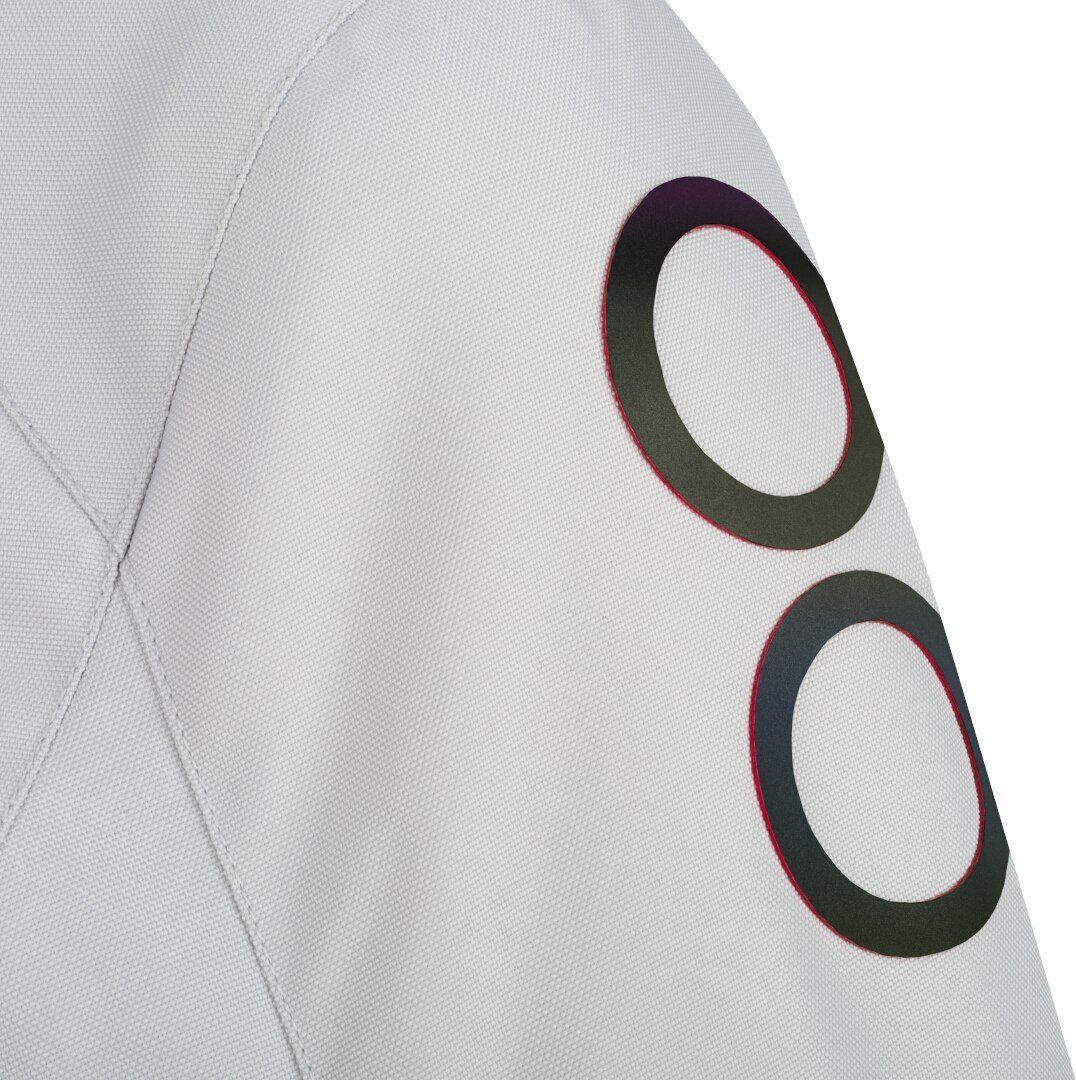 Bering Warwick wasserdichte Motorrad Textiljacke hellgrau/rot M Abbildung 5