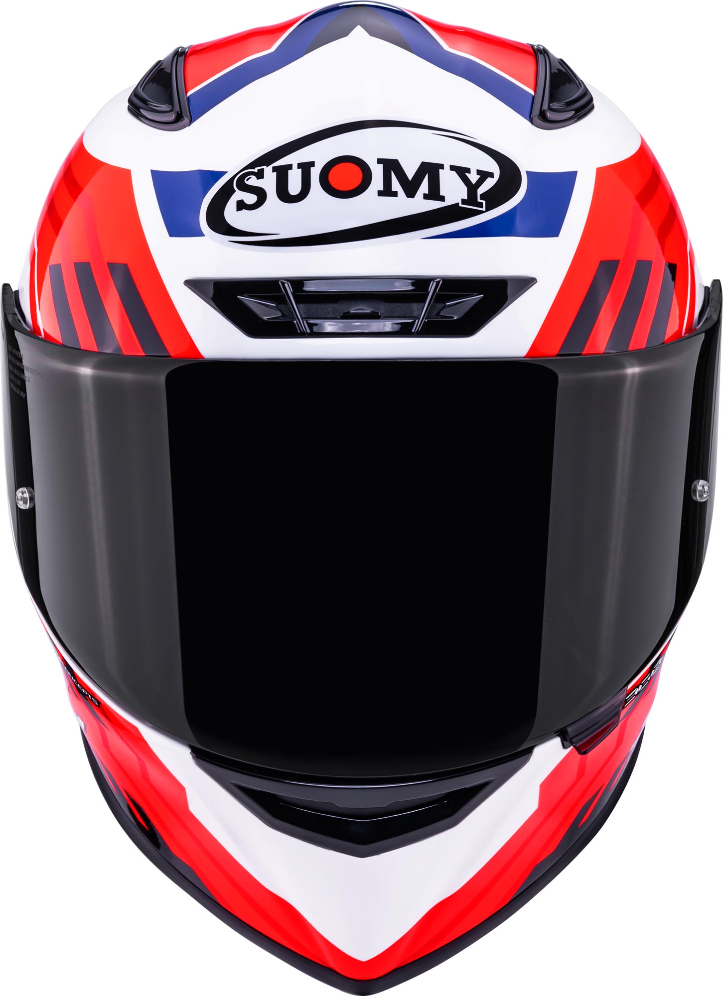 Suomy Track-1 Framework Helm wit/rood/blauw S (55/56) Figuur 8
