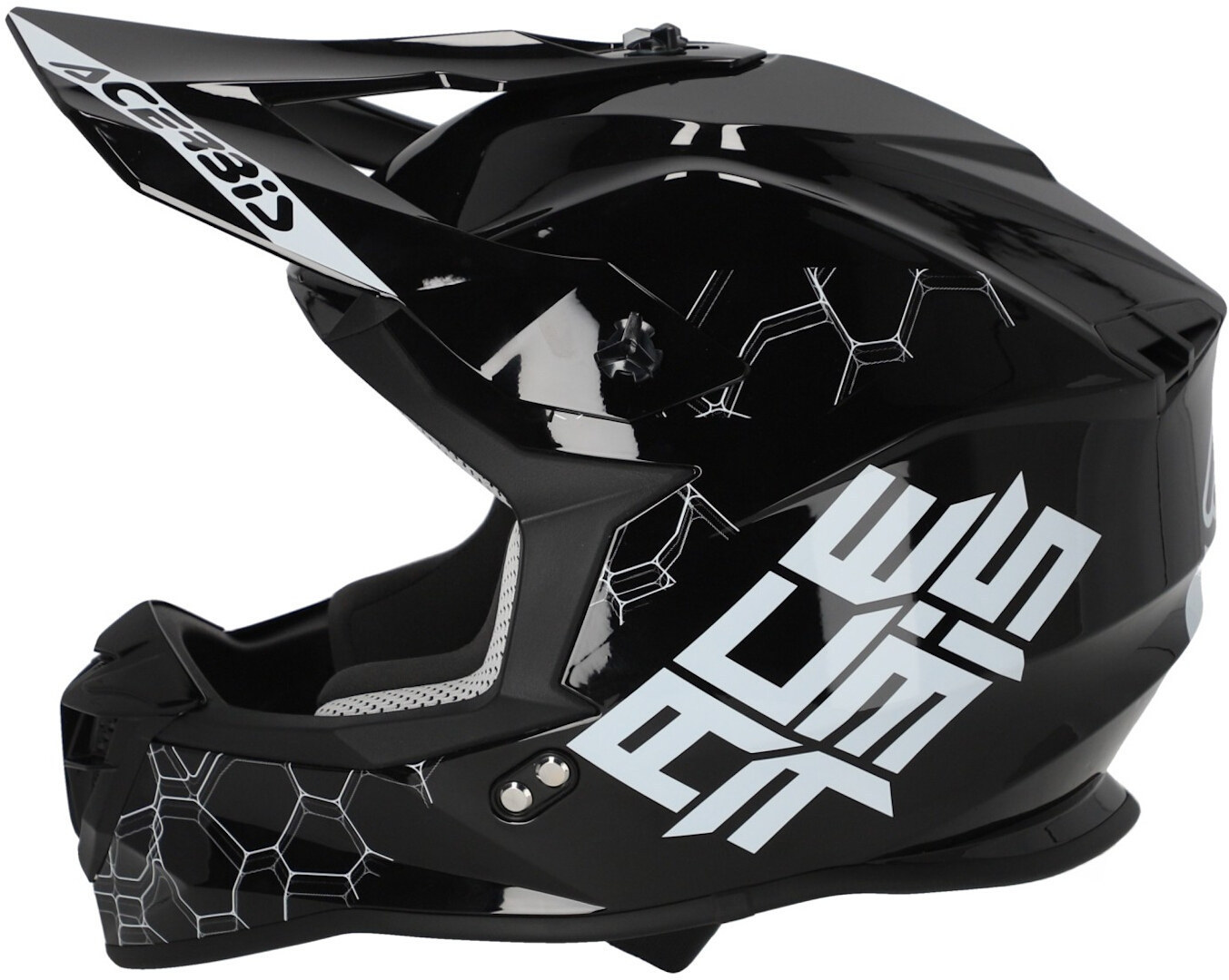 Acerbis Linear Solid 2024 Motocross-kypärä musta XL (61/62) Kuva 3