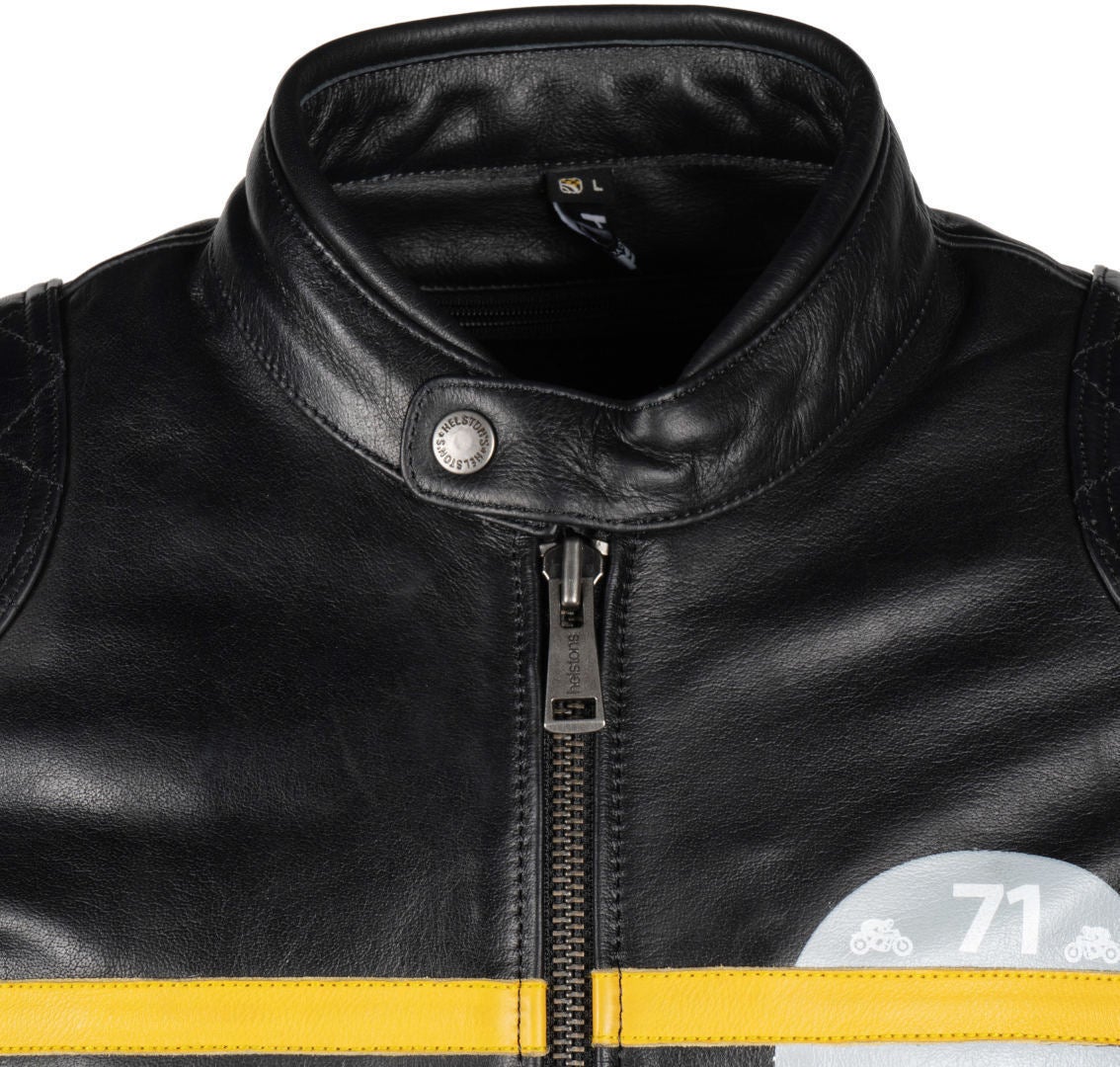 Helstons Chevy Buffalo Motorrad Lederjacke schwarz XL Abbildung 5