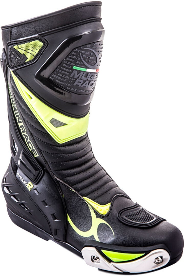 MUGENRACE Sphantom 2 Fluo botas de motocicleta perfuradas Artigo principal Figura 1