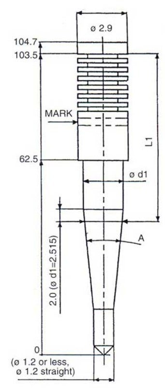 KEIHIN FCR 35-41mm Jet Needle - N427-0CEKT Фигура 1