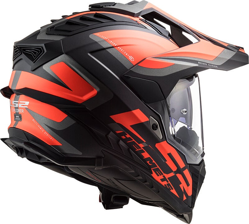 Side view of LS2 MX701 Explorer Alter Matt Motocross Helmet