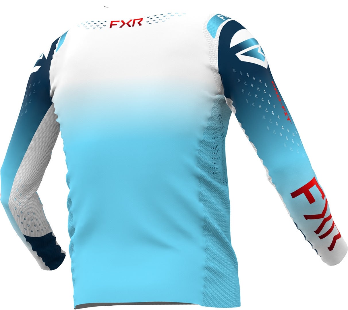 FXR Helium 2023 Motocross Jersey light blue/white XS Figure 2