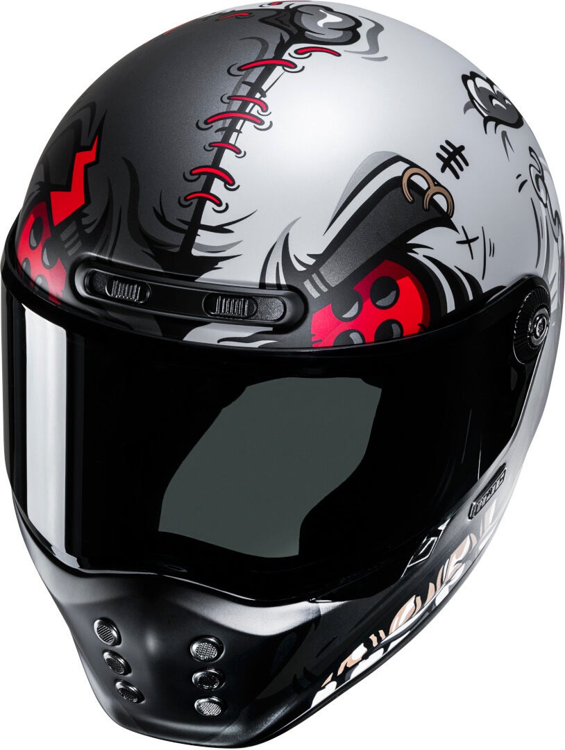 HJC V10 Vatt Helm silber/anthrazit/gelb S (55/56) Abbildung 2