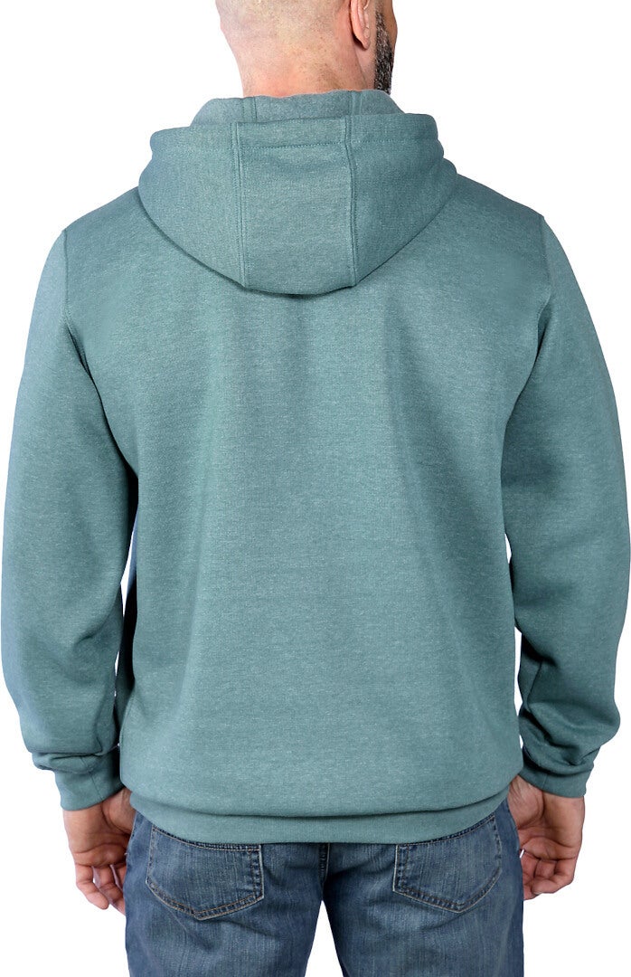 Carhartt Midweight Sleeve Logo Capuz turquesa M Figura 4