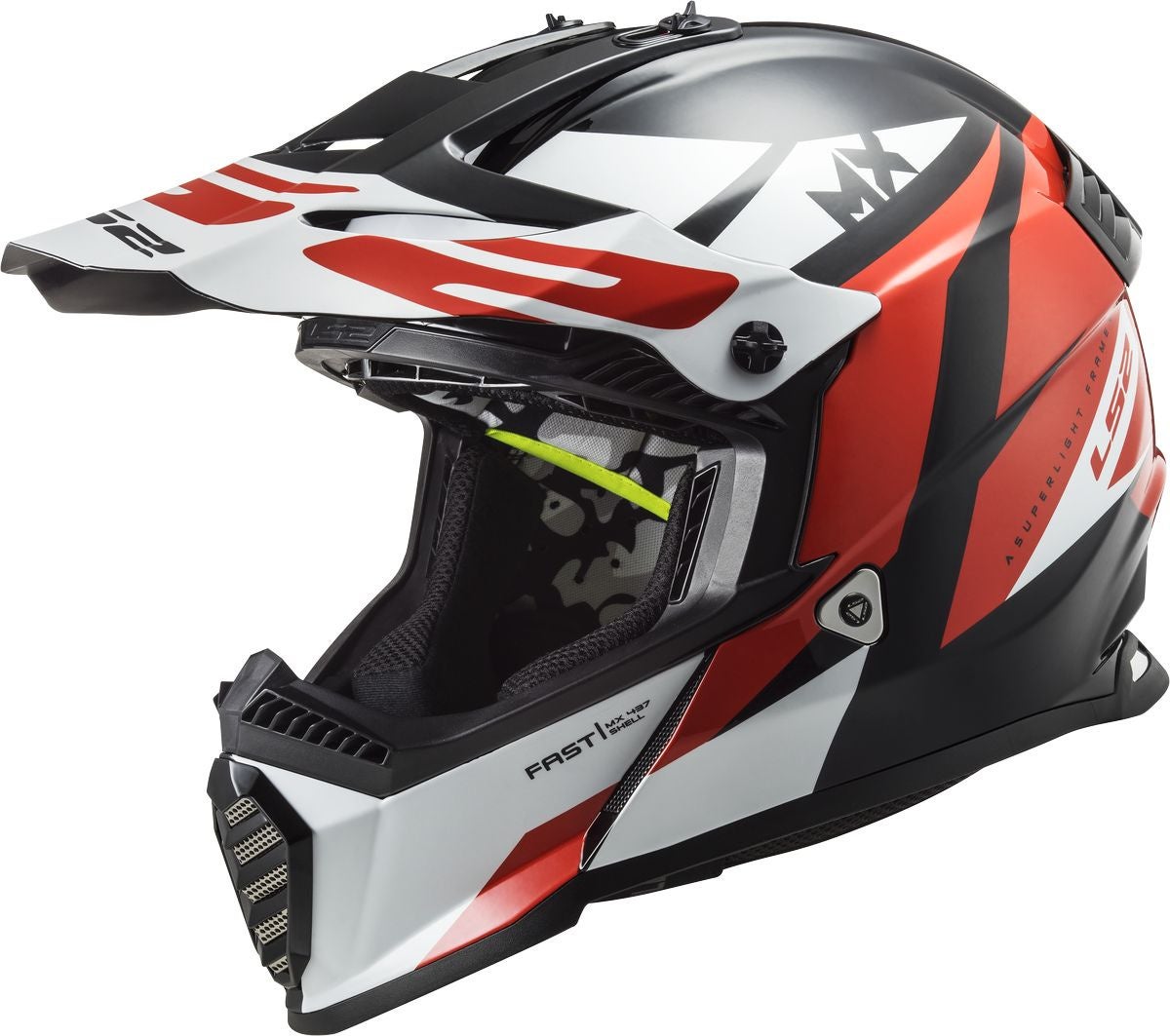LS2 MX437 Fast Evo Strike Motocross Helm L (59/60) Abbildung 1