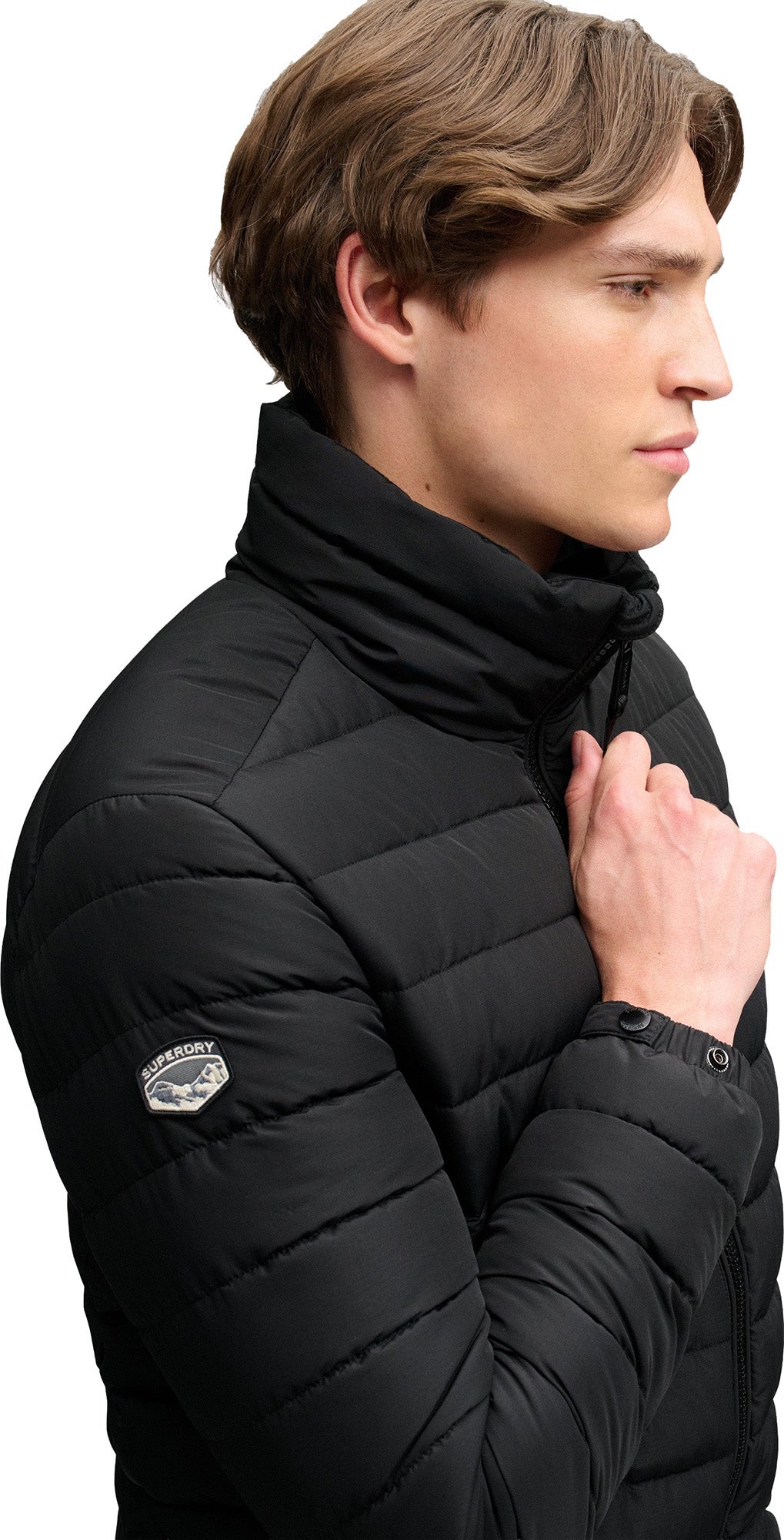 Superdry & Co Fuji Stepēta jaka melns M 8. attēls