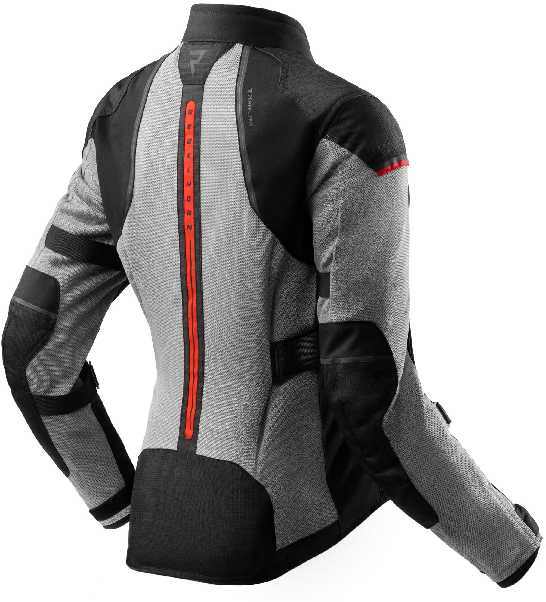Side view of Rebelhorn Scandal 3 Ladies Motorcycle Textile Jacket