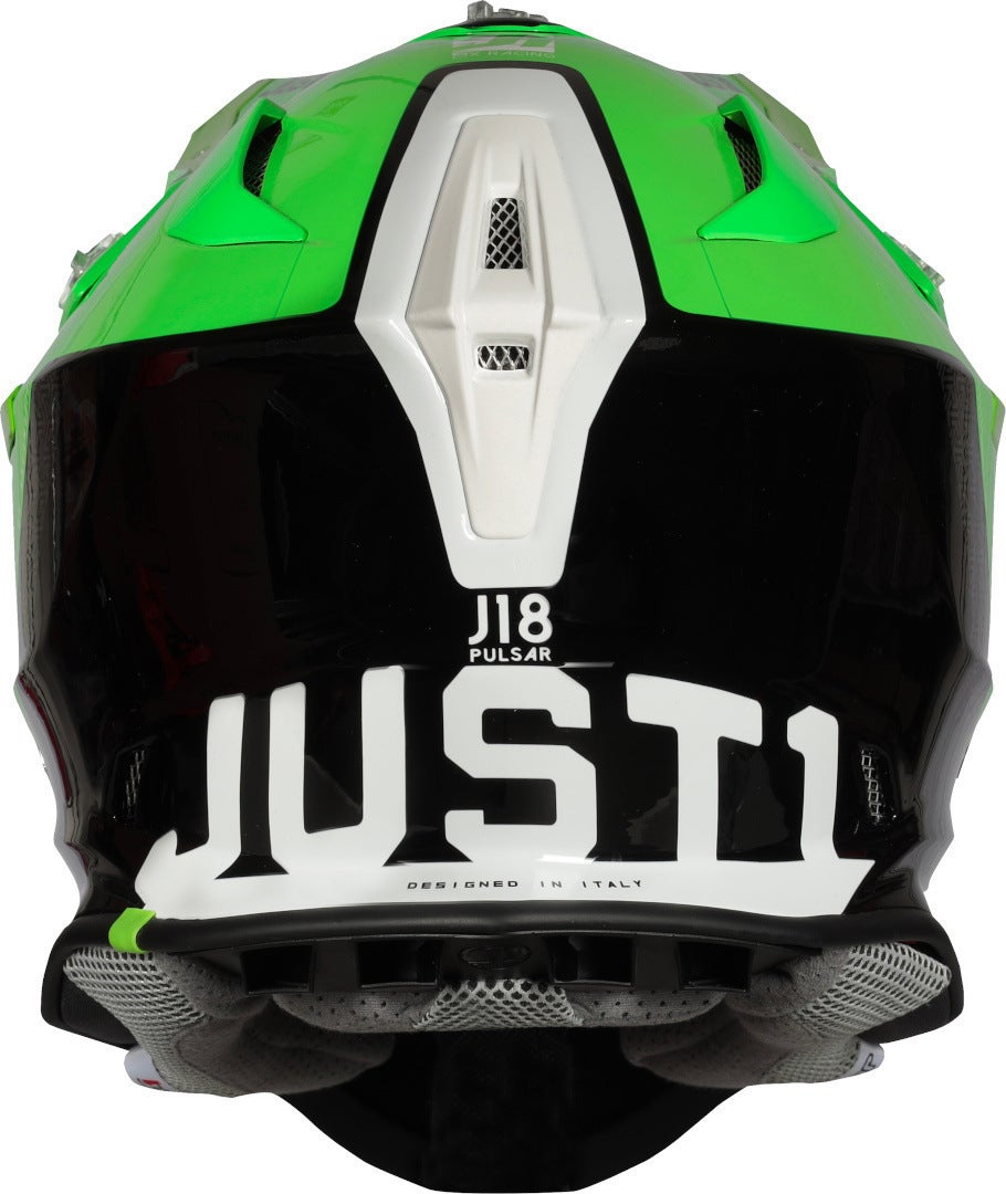 Just1 J18 Pulsar Casco motocross Verde/Nero L (59/60) Figura 4