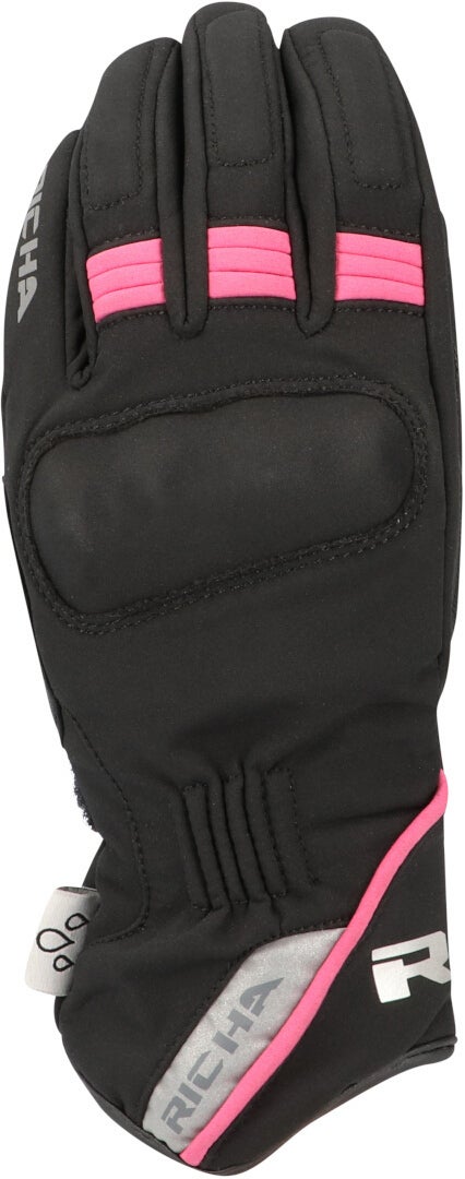 Richa Torch vandtætte damer motorcykelhandsker sort/pink 2XL Figur 1